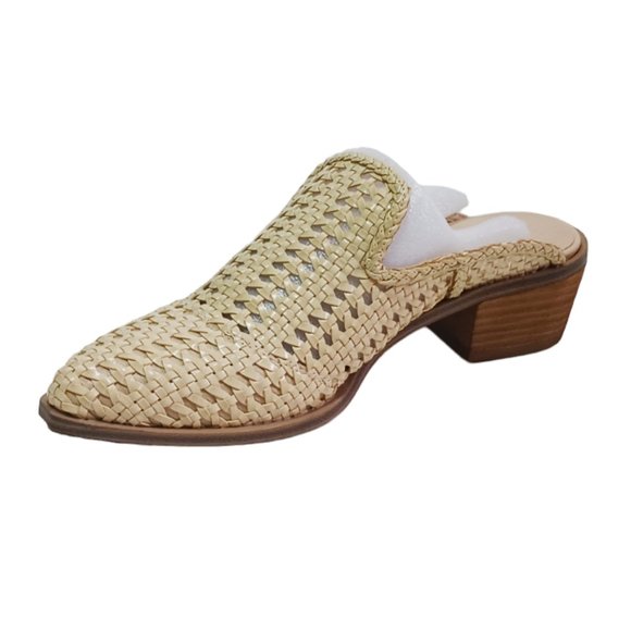 NEW Chinese Laundry Women tan woven Mayflower Mule Size 5.5 - Picture 4 of 8